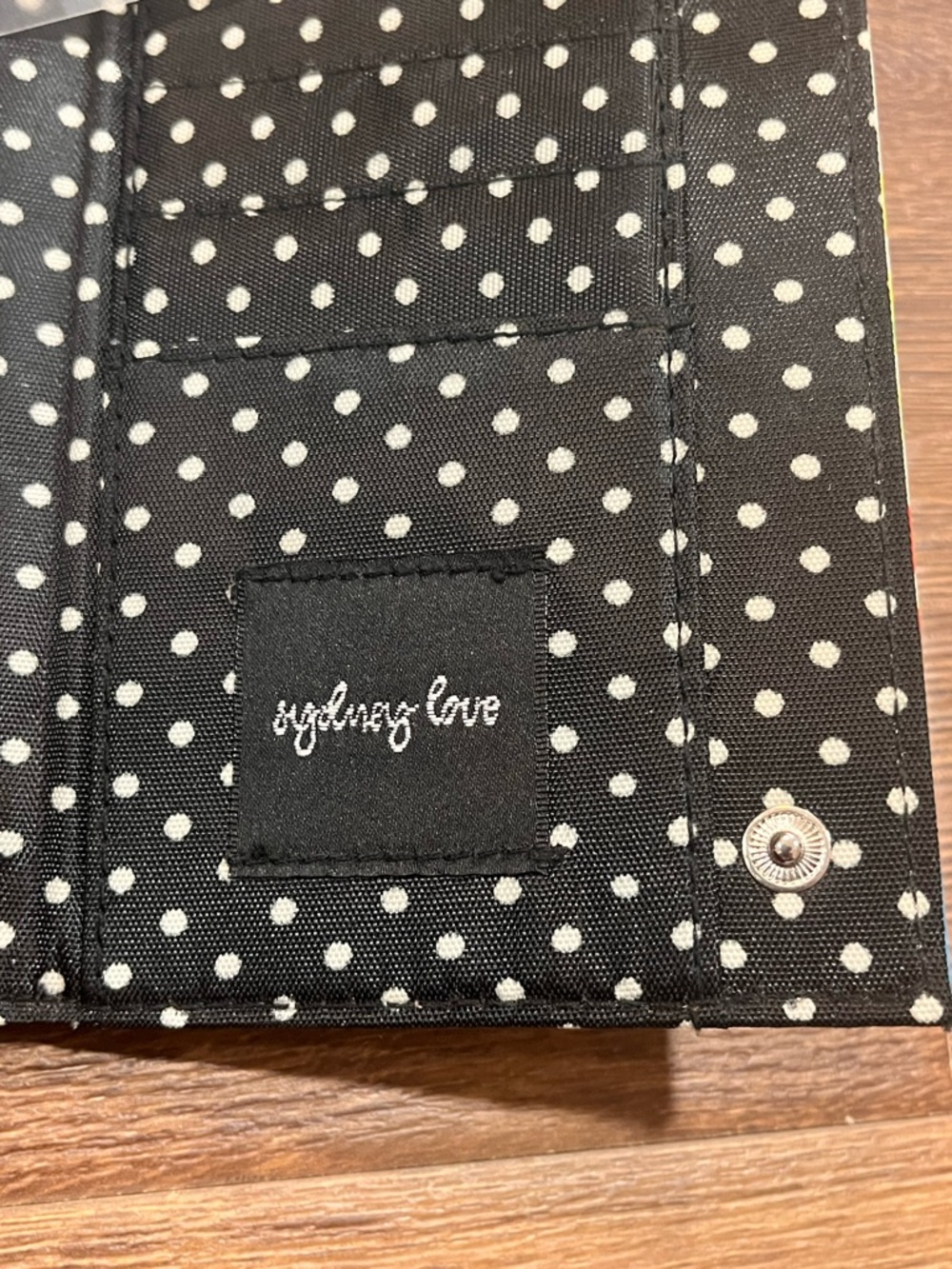 Sydney Love | New vintage 2003 multi color stamp wallet organizer NWT vtg - Picture 6 of 8